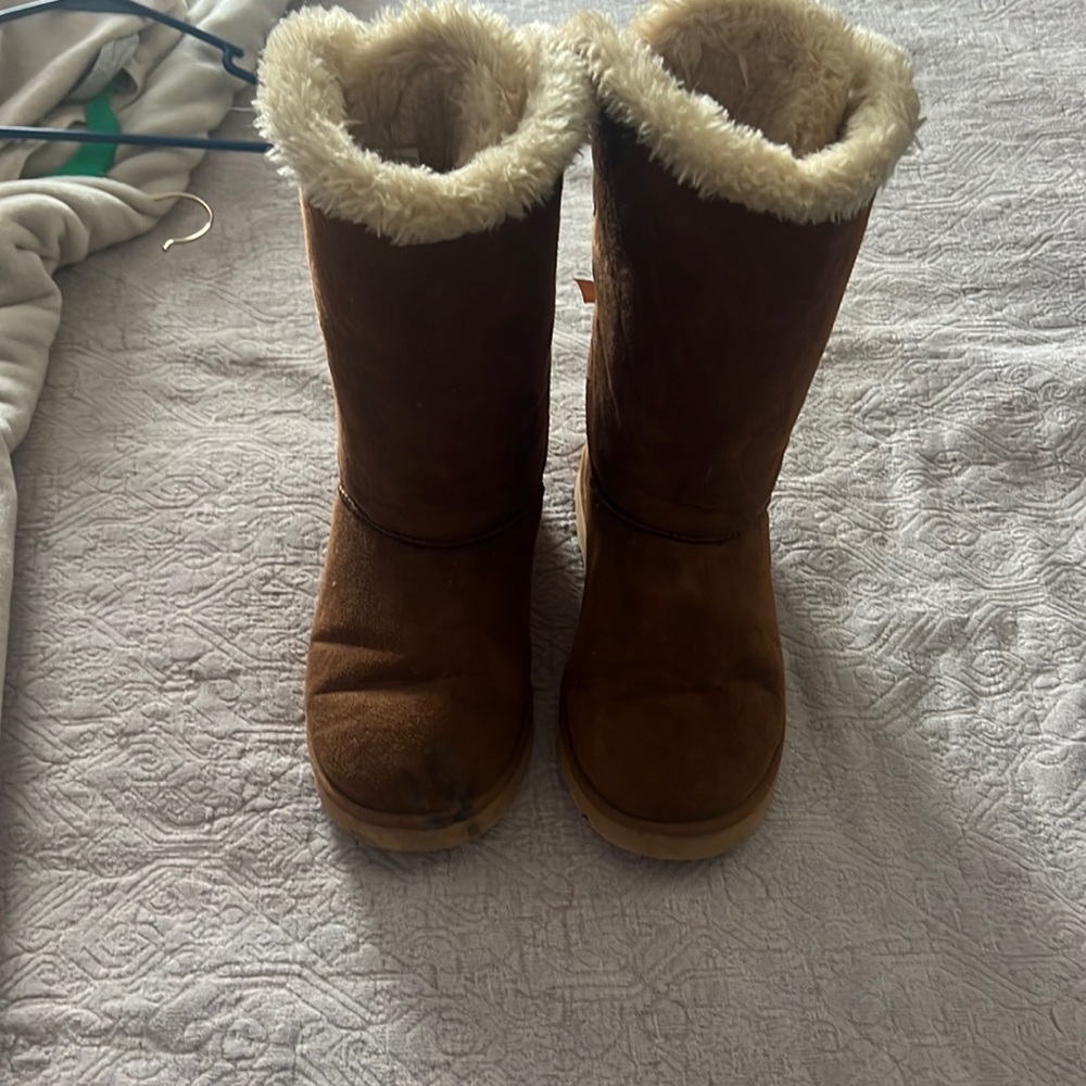 Furry boots